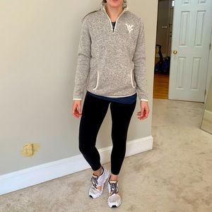 West Virginia Quarter-zip pullover